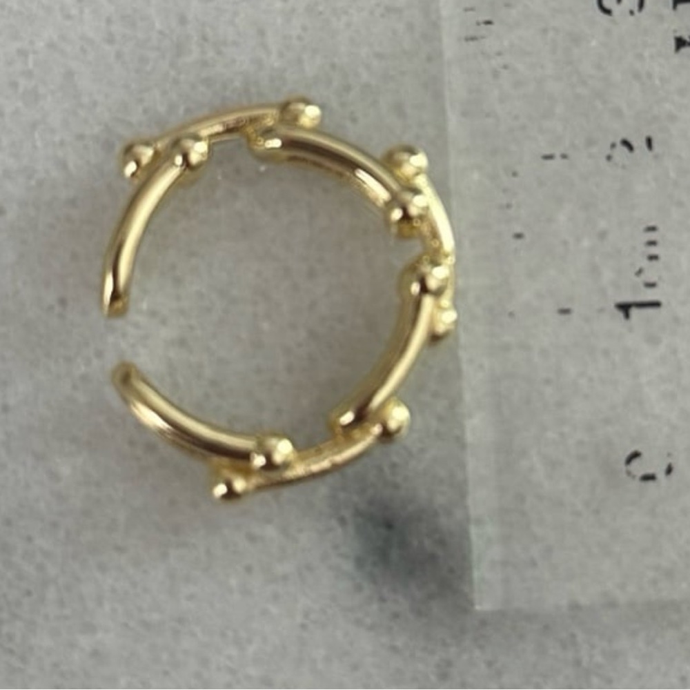 Gold Chain Link Chunky Ring Brand New - Picture 3 of 4
